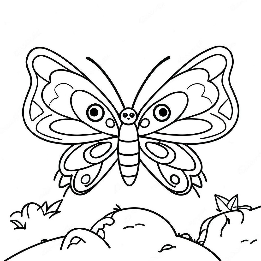 Mothra Coloring Page | Mothra coloring page