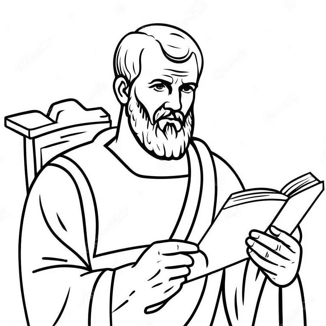 Apostle Paul Coloring Page | Apostle Paul coloring page