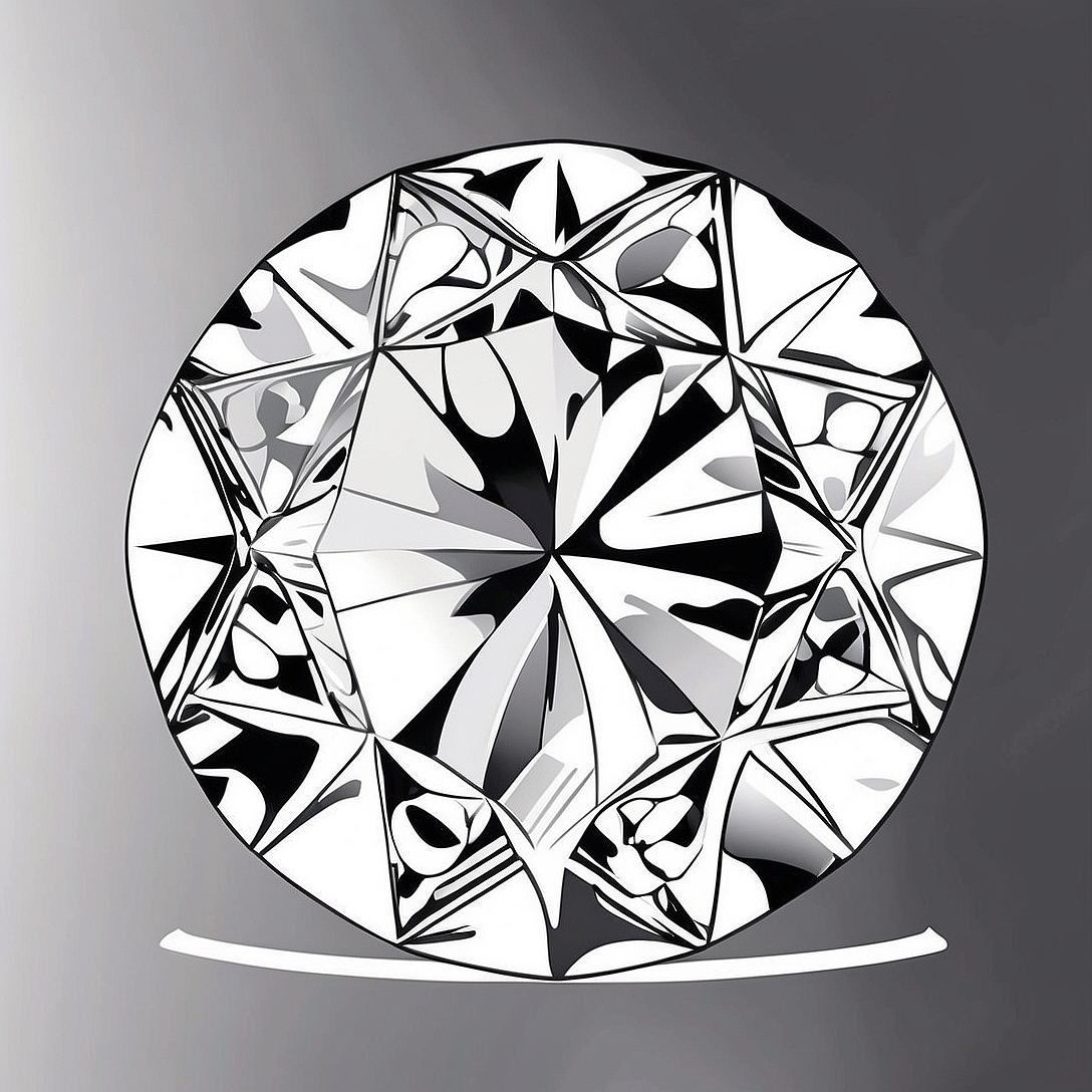 Sparkling Gemstone Coloring Page | Types of Rocks coloring page