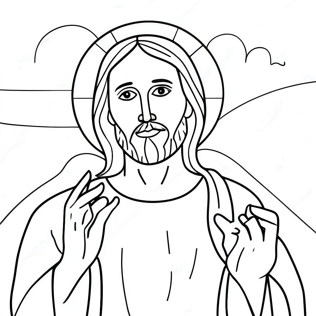 Jesus Loves You Coloring Page | Jesus Loves You coloring page