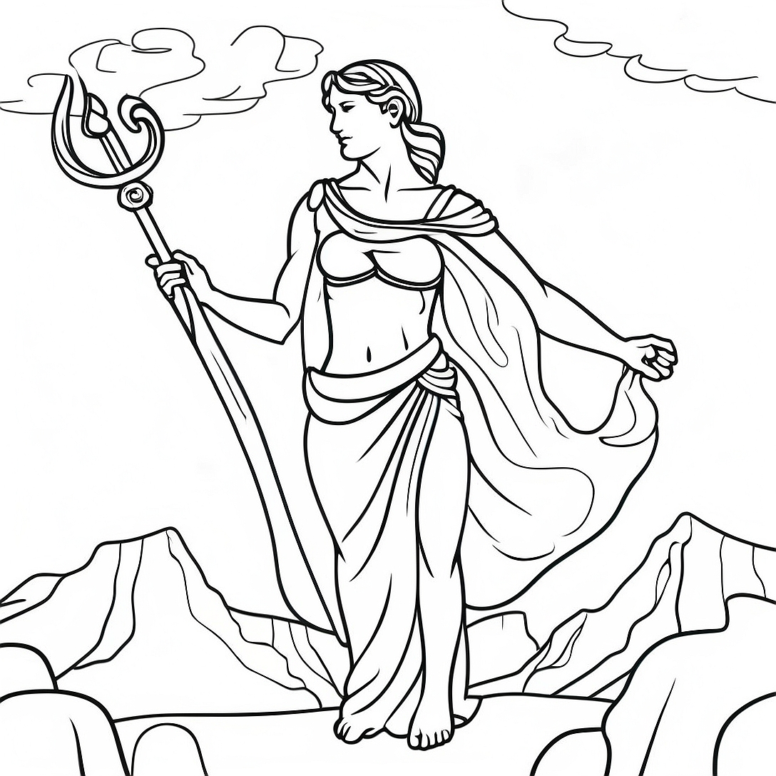 Greek Mythology Coloring Page | Greek Mythology coloring page