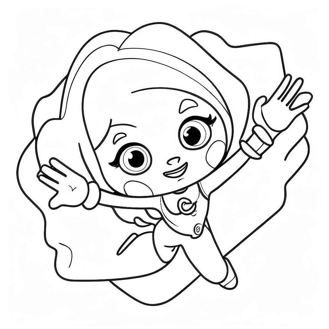 Garnet in Action Coloring Page | Steven Universe coloring page
