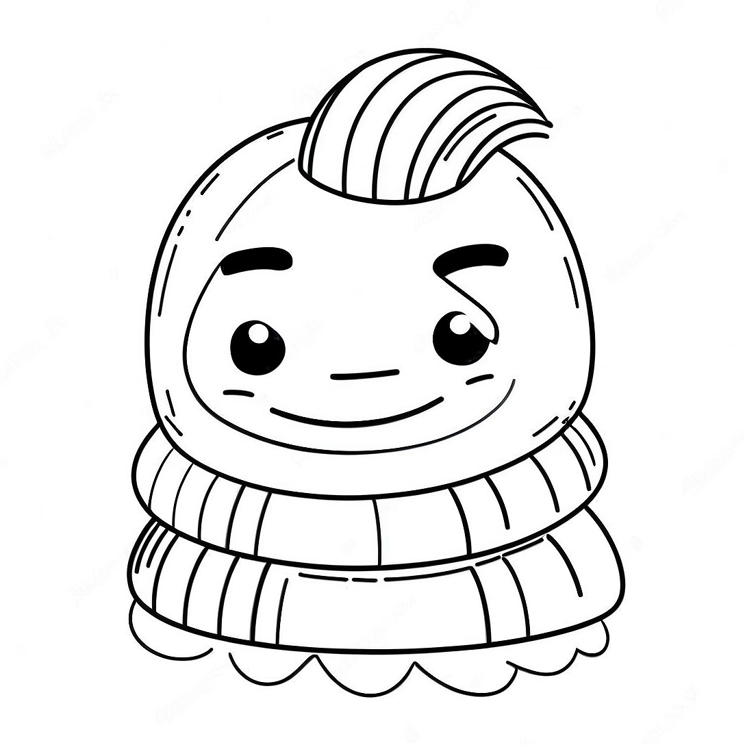 Funny Roblox Bacon Hair Coloring Page | Roblox Bacon coloring page