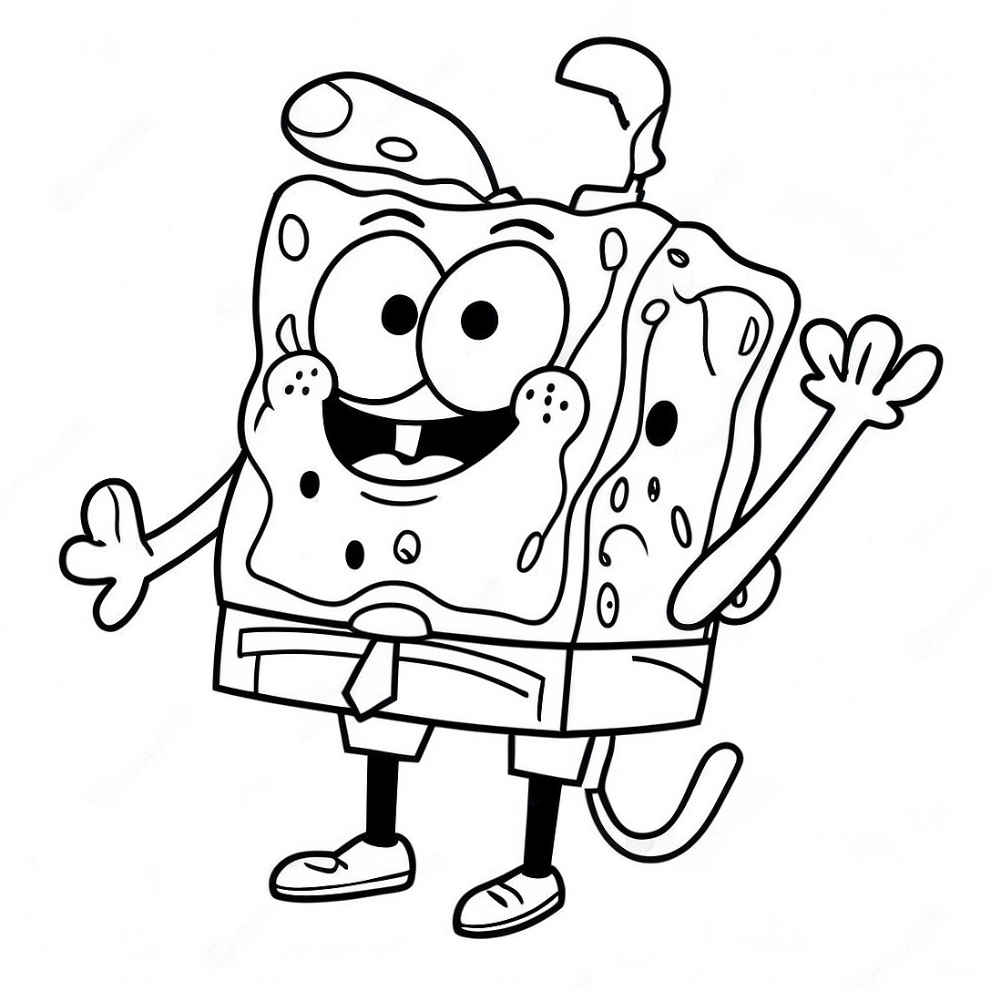 SpongeBob SquarePants Coloring Page | SpongeBob and Friends coloring page