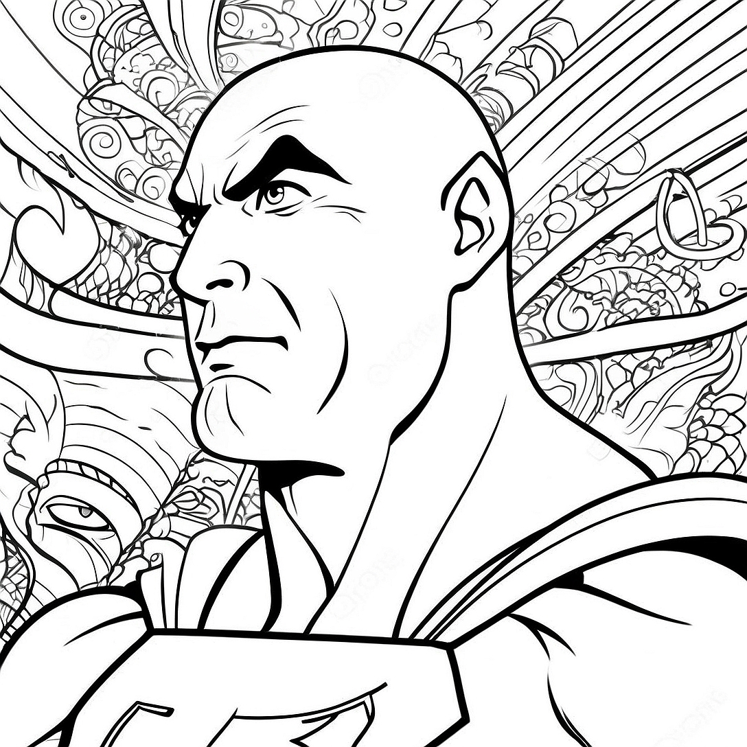 Black Adam Coloring Page | Black Adam coloring page