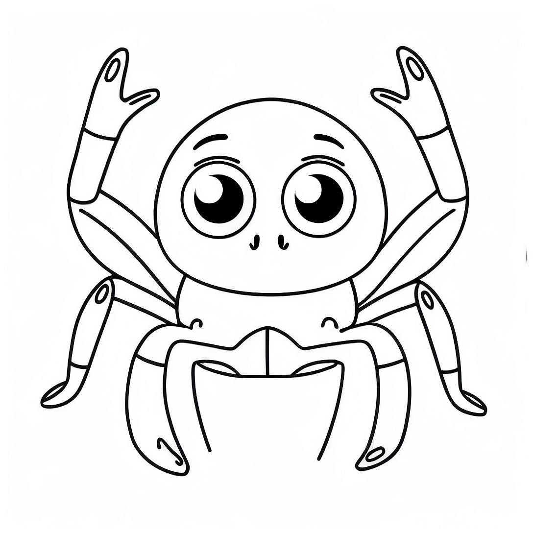 Cute Lucas the Spider Coloring Page | Lucas the Spider coloring page