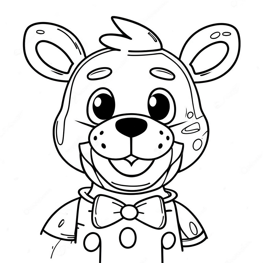 Chica FNAF Coloring Page | Chica FNAF coloring page