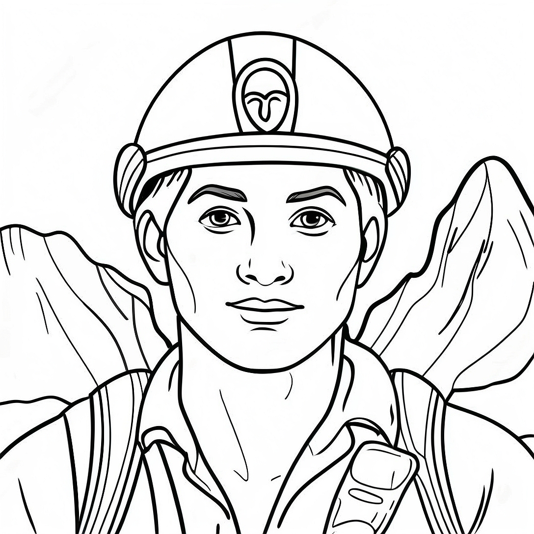 Adventurous Joshua Coloring Page | Joshua coloring page