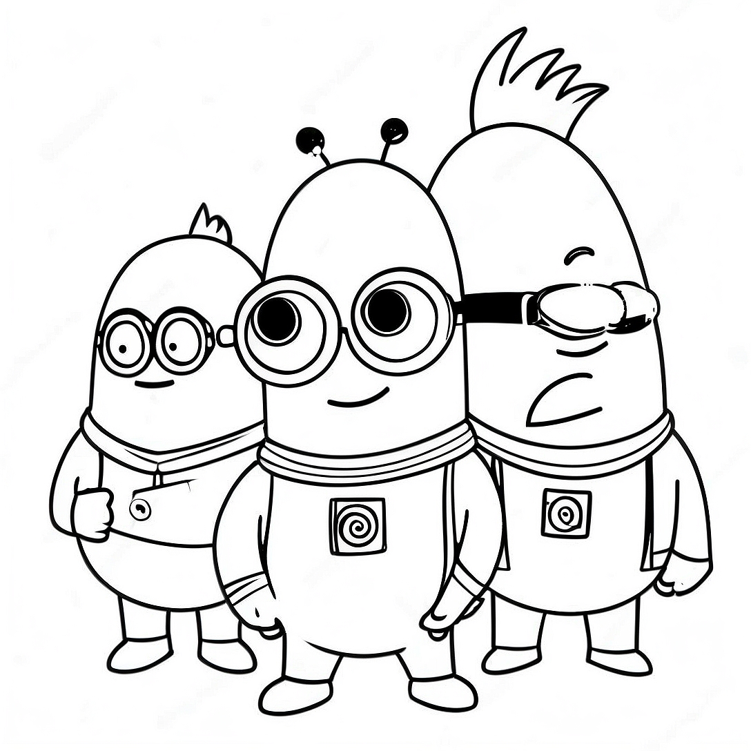 Despicable Me 3 Coloring Page | Despicable Me 3 coloring page