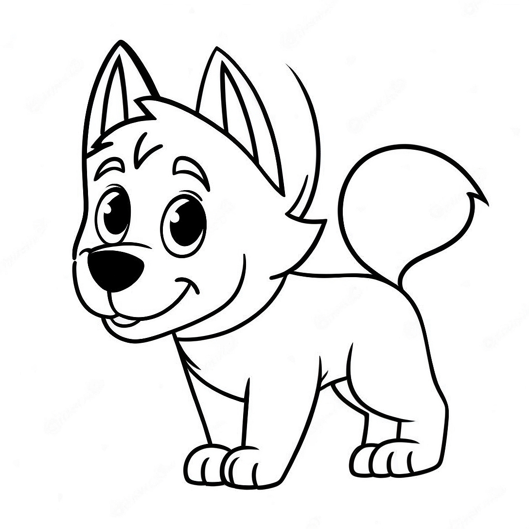Balto Coloring Page | Balto coloring page