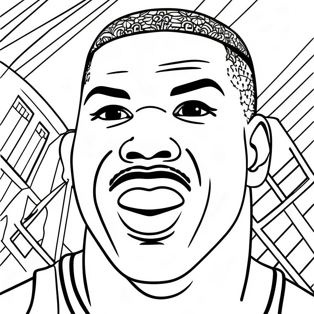 Jimmy Butler Coloring Page | Jimmy Butler coloring page