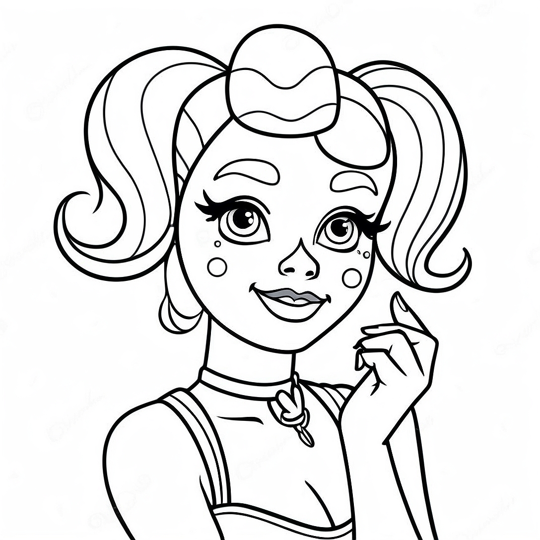 Ballora Coloring Page | Ballora coloring page