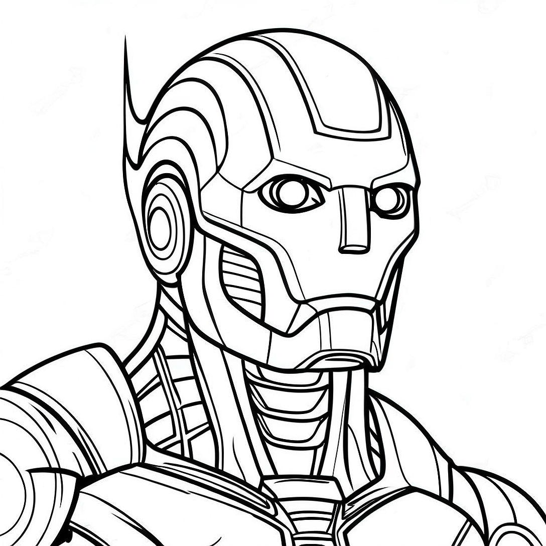 Ultron Coloring Page | Ultron coloring page