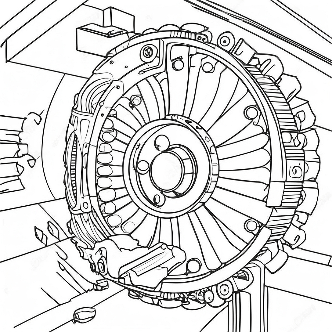 Engineering Coloring Page | Engineering coloring page