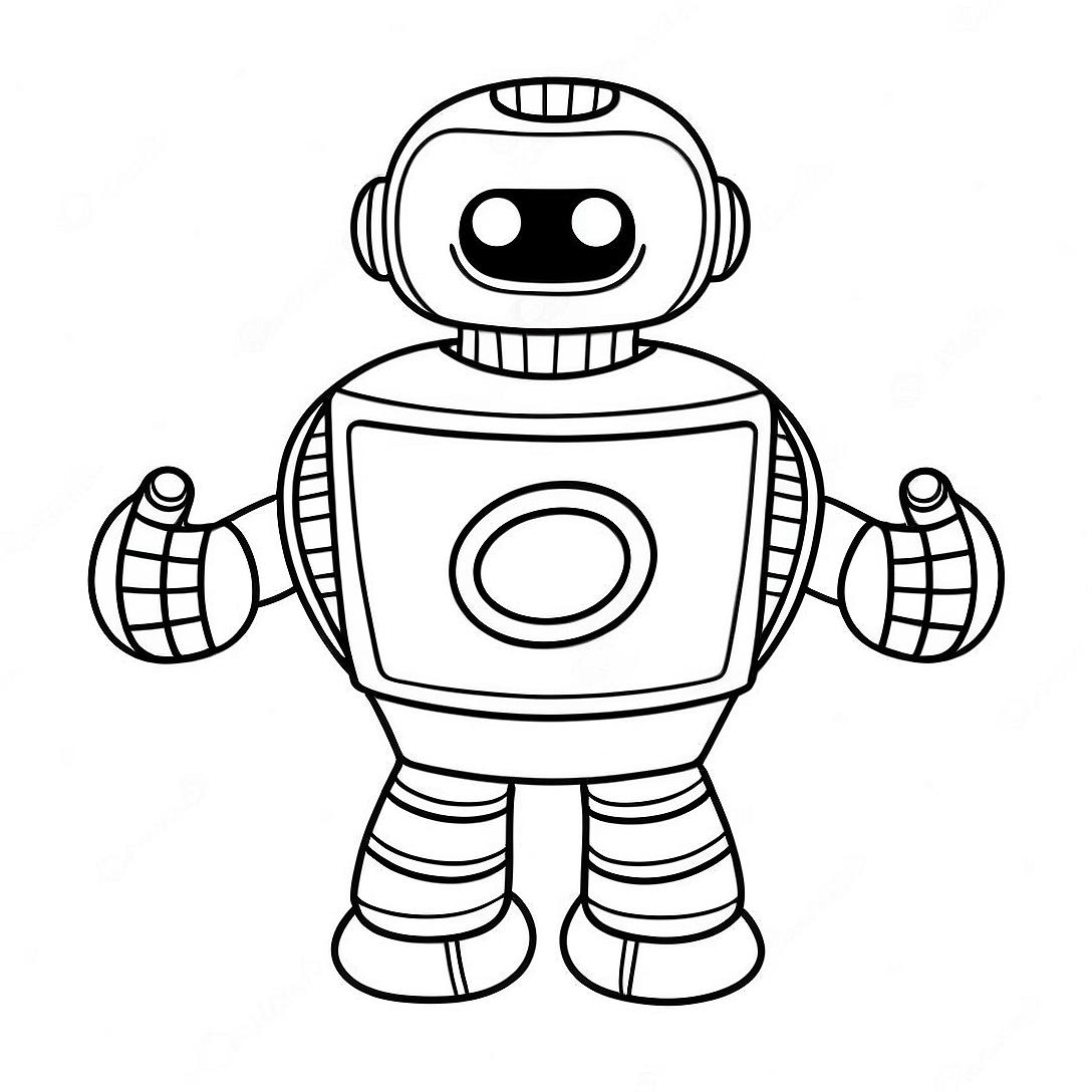 Bender the Robot Coloring Page | Futurama coloring page