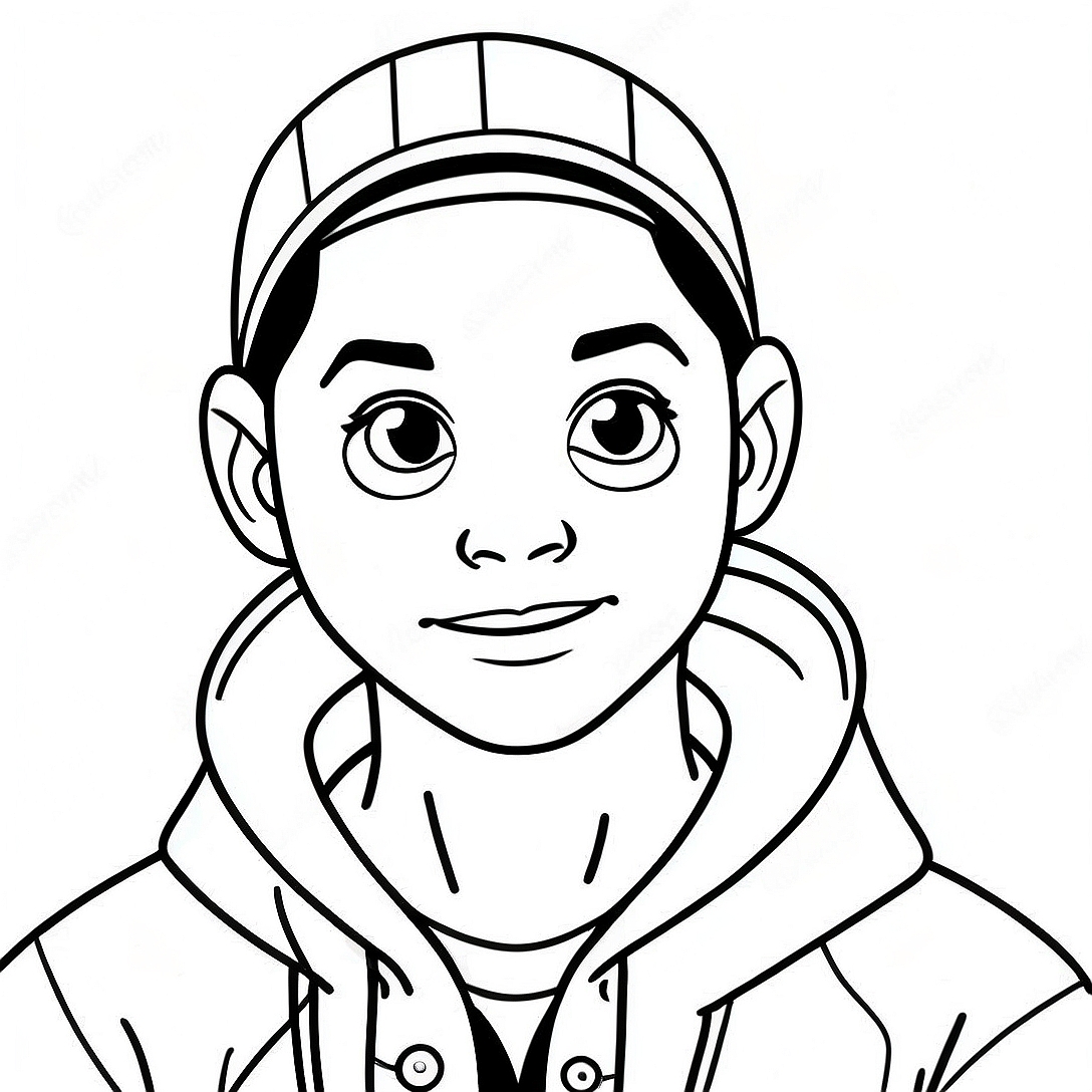 Miles Morales Spiderman Coloring Page | Miles Morales Spiderman coloring page