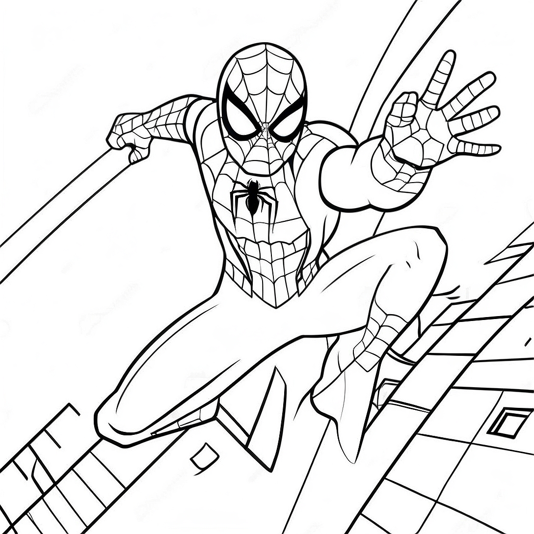 Ultimate Spider Man Coloring Page | Ultimate Spider Man coloring page
