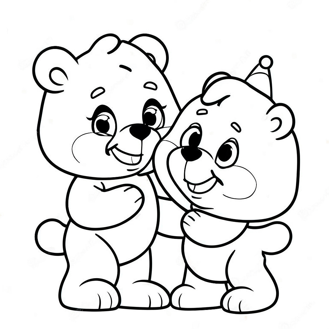 Care Bears Coloring Page | 1980's Care Bears coloring page