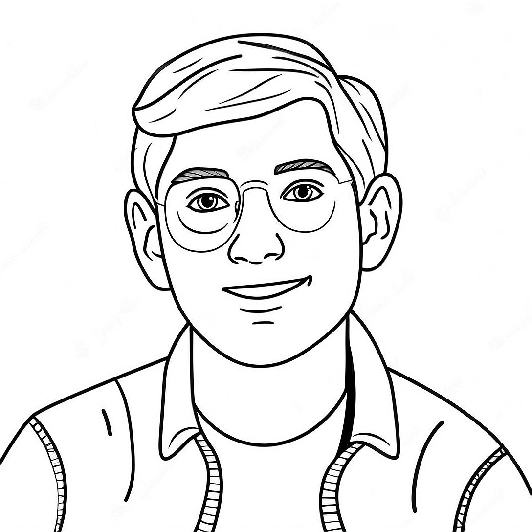 YouTuber Coloring Page | YouTuber coloring page