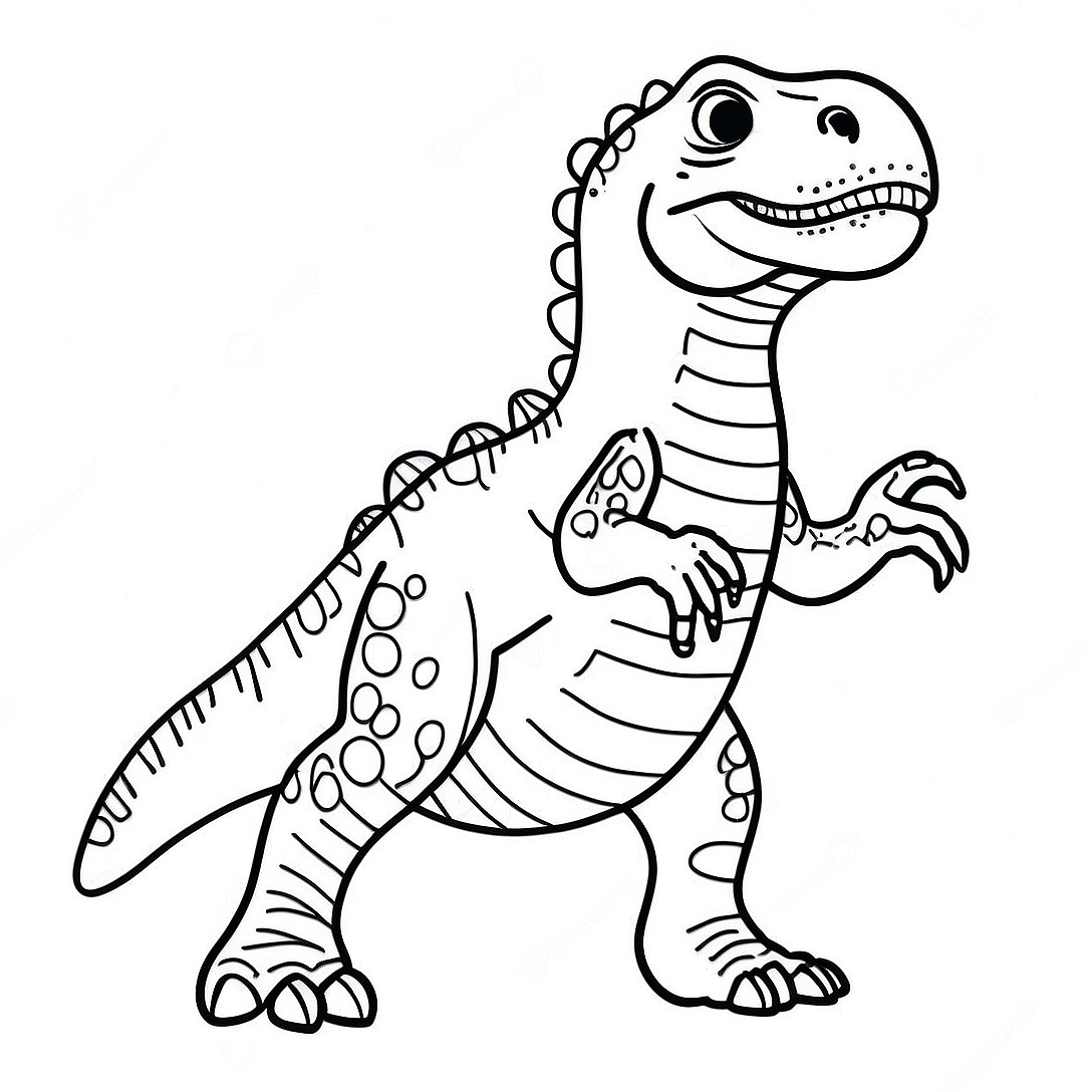 T Rex Coloring Page | T Rex coloring page