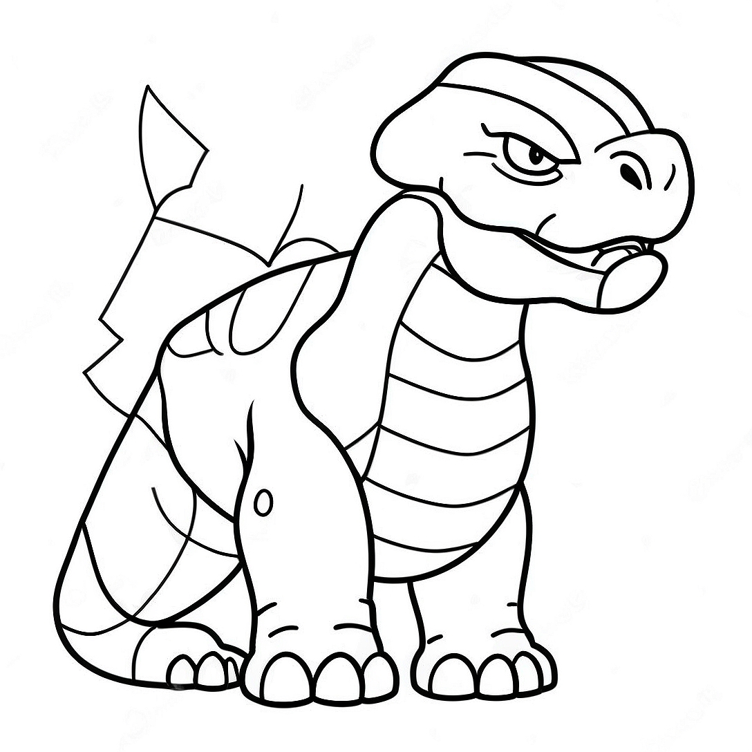 Onix Coloring Page | Onix coloring page