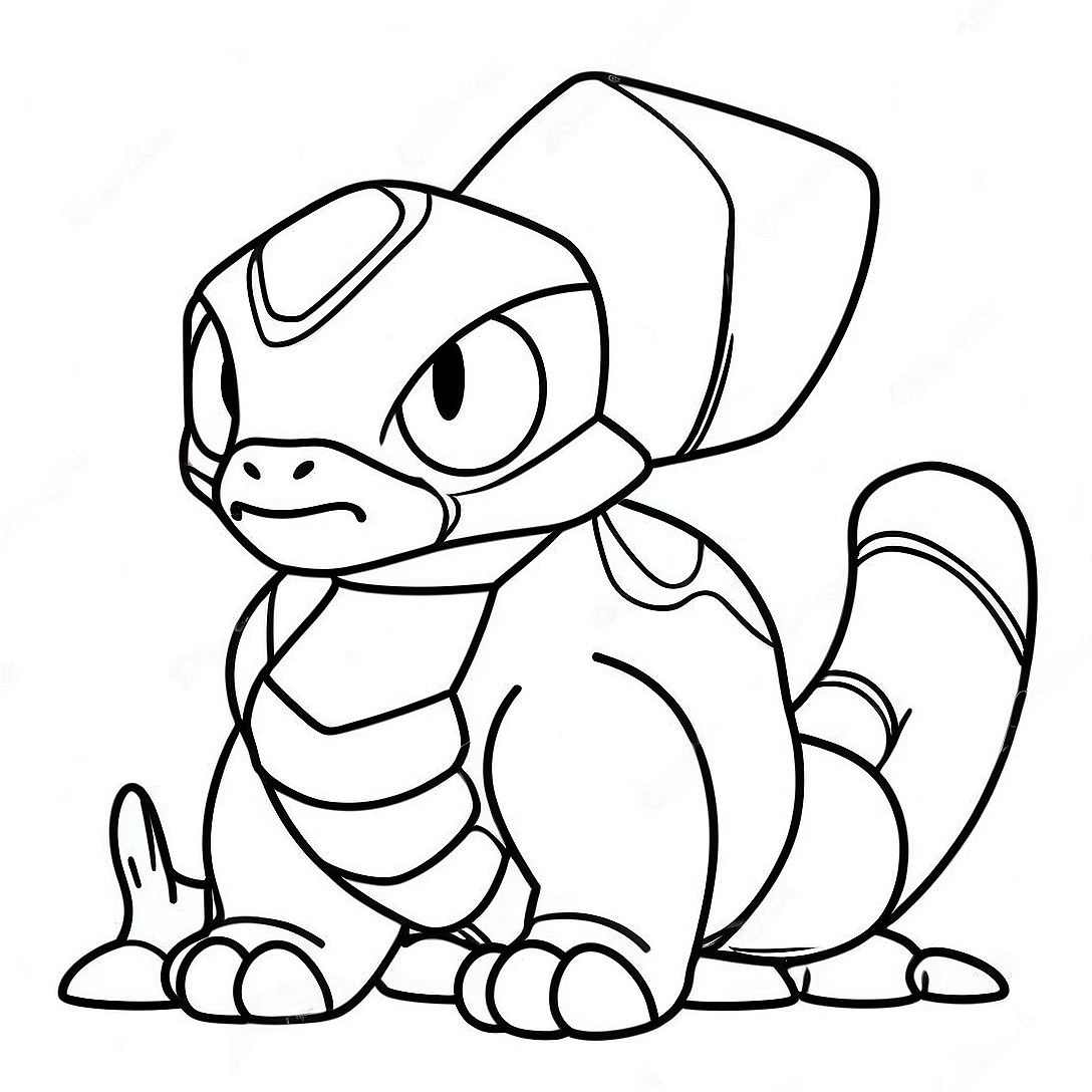 Shiny Onix Coloring Page | Onix coloring page