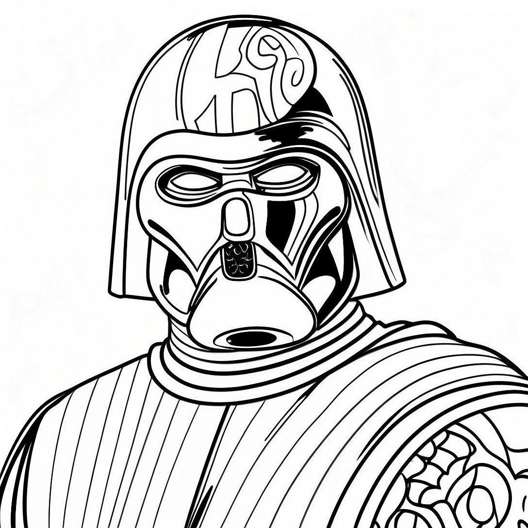 Kylo Ren Coloring Page | Kylo Ren coloring page