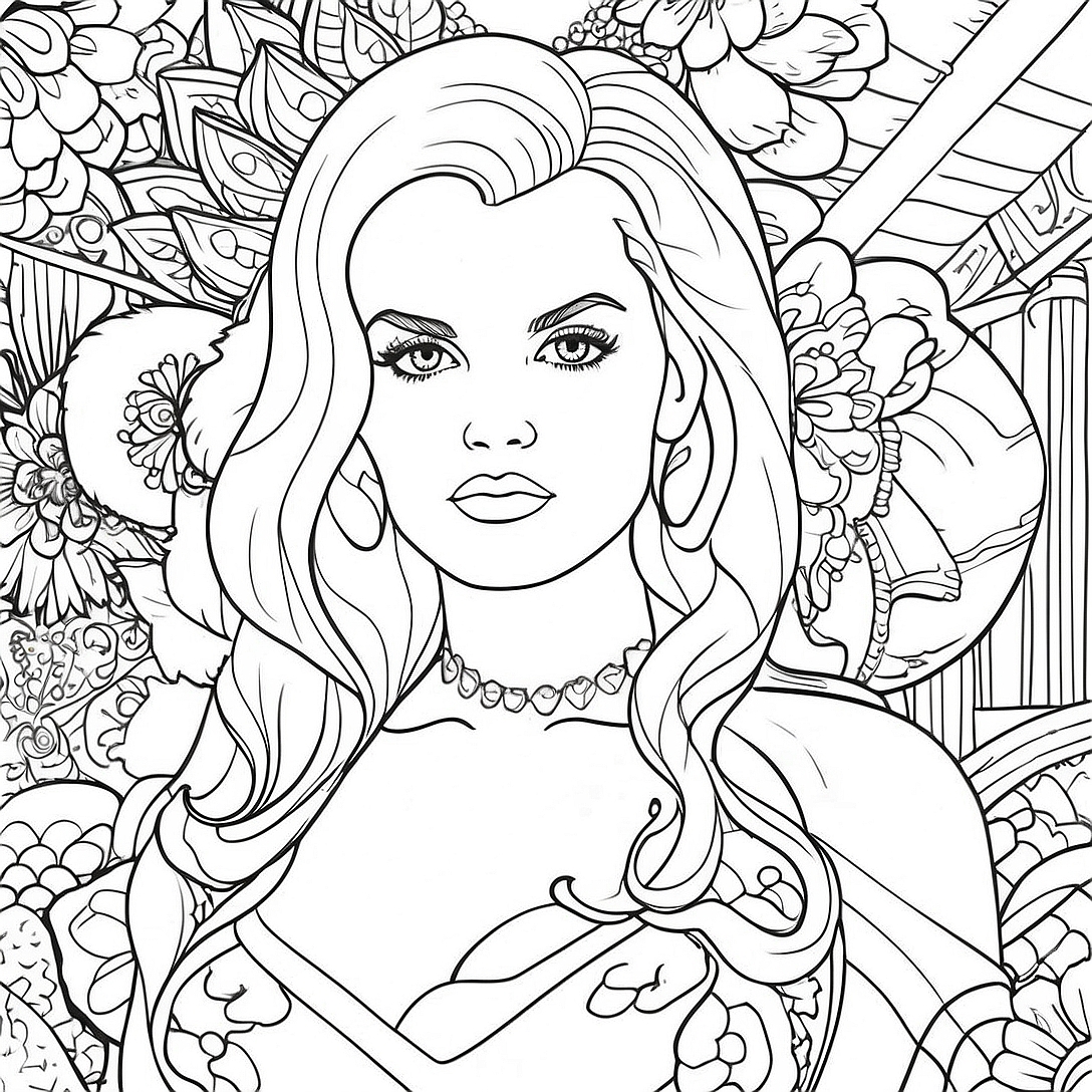 Celebrity Coloring Page | Celebrity coloring page