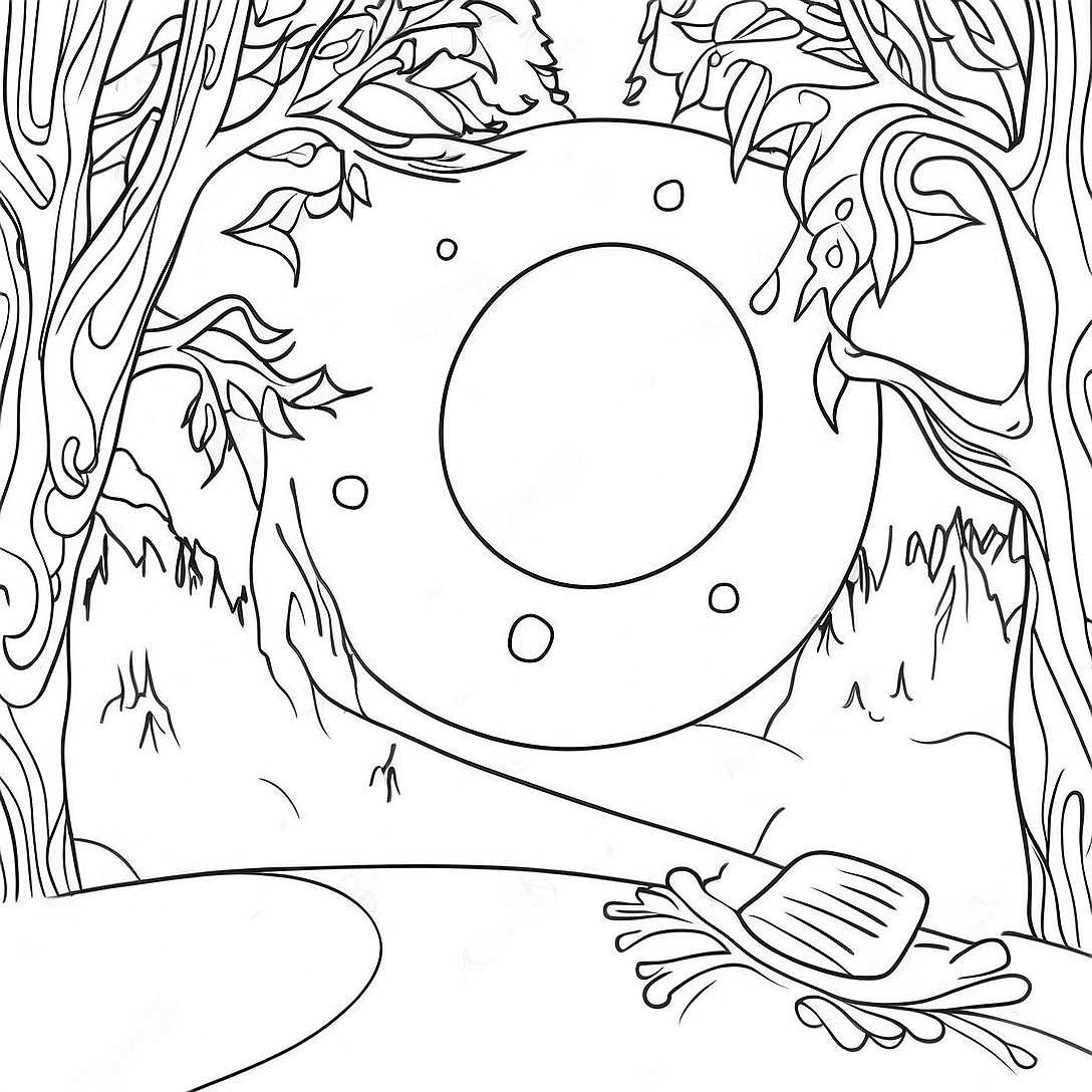 Winter Solstice Coloring Page | Winter Solstice coloring page