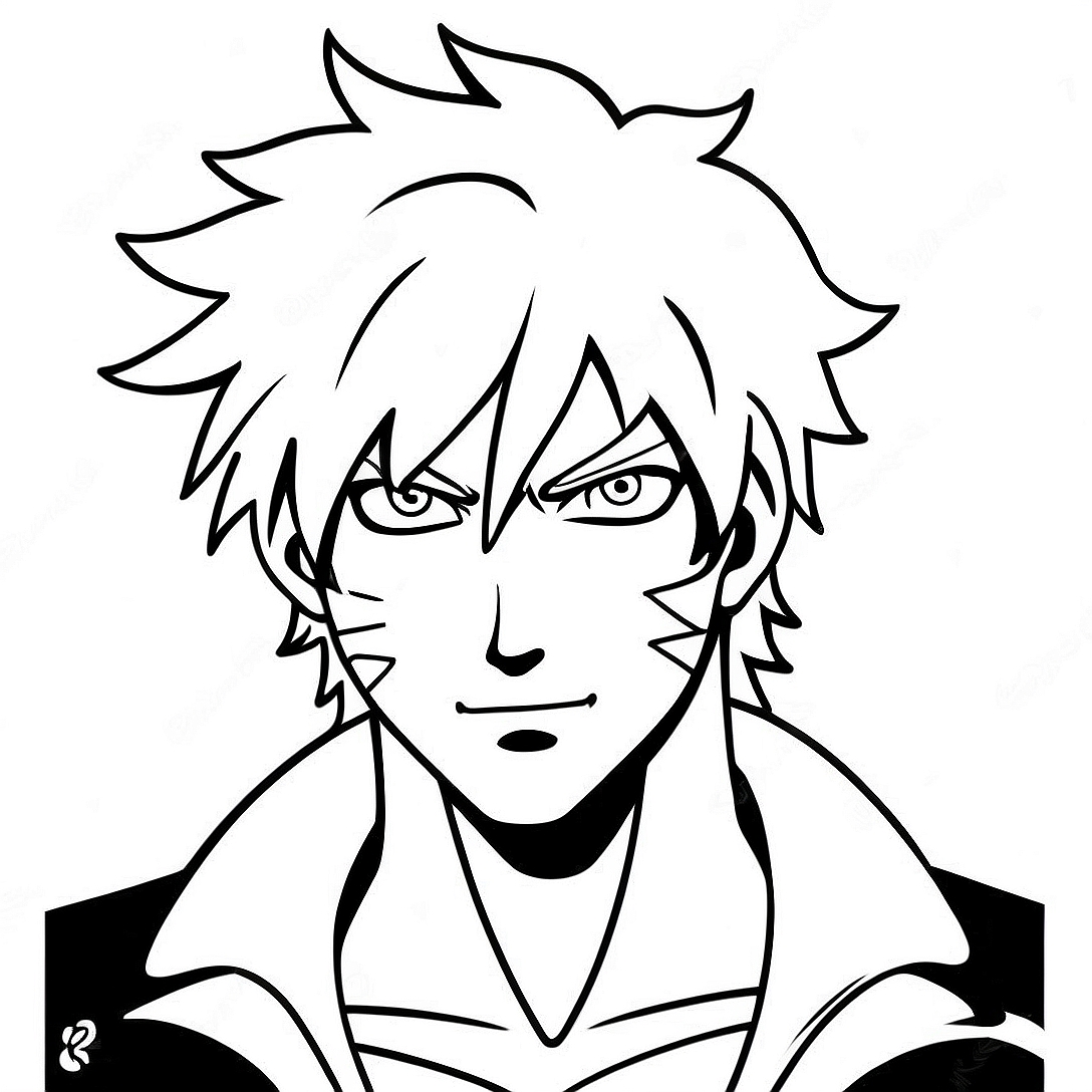 Ichigo Kurosaki Coloring Page | Ichigo coloring page