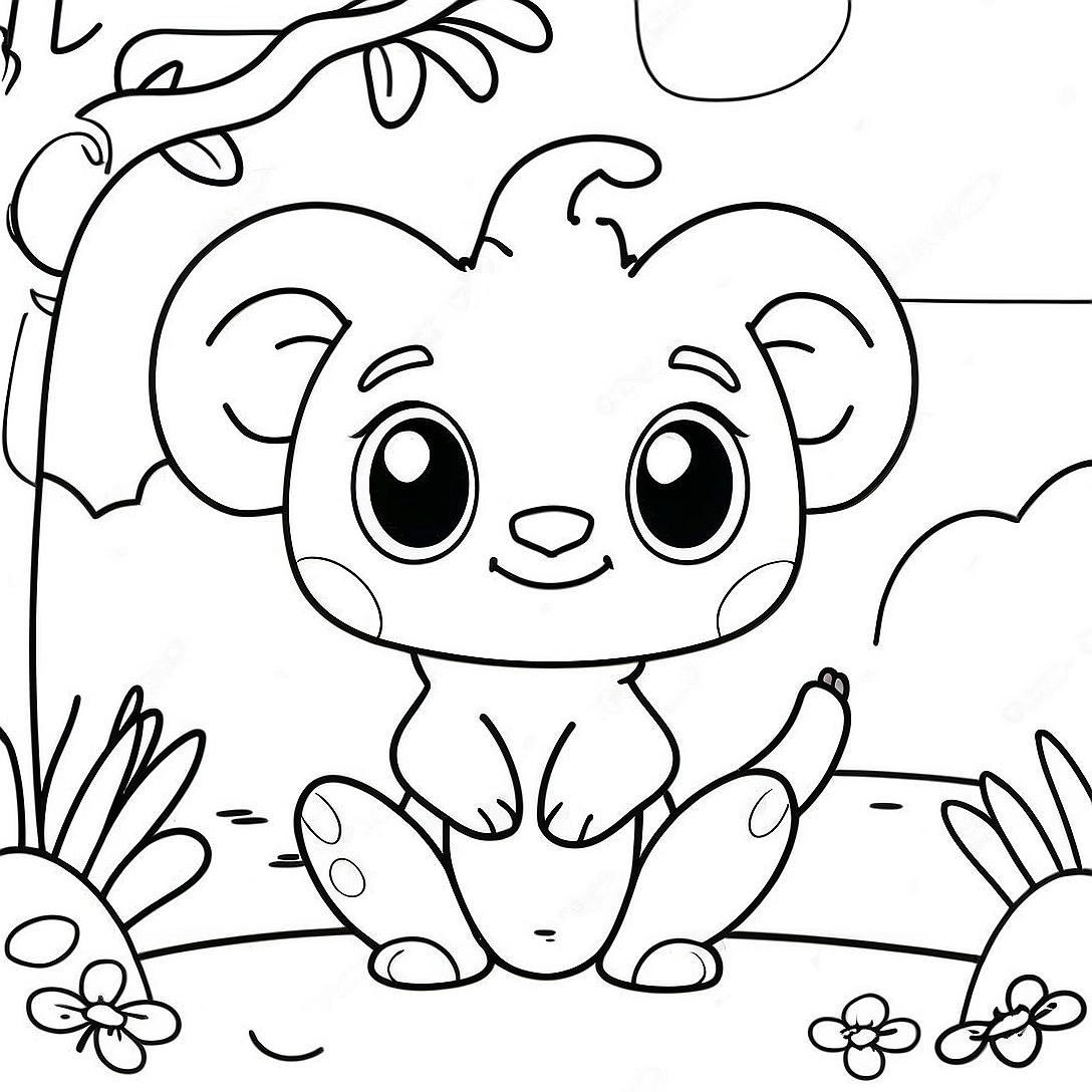 Charming Kwami Coloring Page | Superhero Kwami Miraculous Ladybug coloring page
