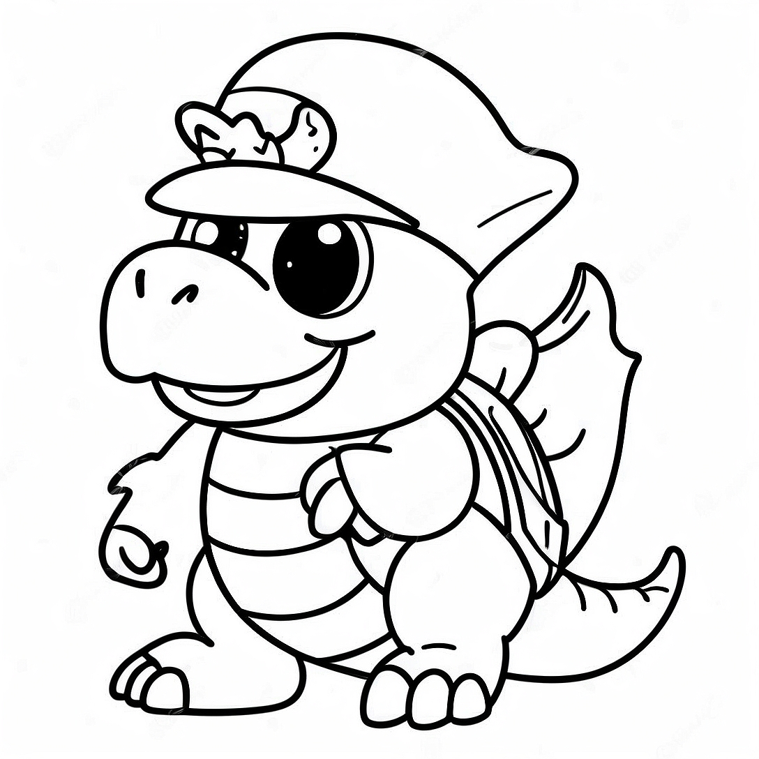 Lemmy Koopa Coloring Page | Lemmy Koopa coloring page