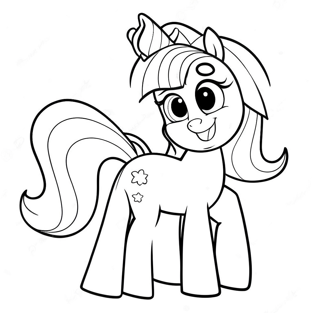 Twilight Sparkle Magical Coloring Page | Twilight Sparkle coloring page