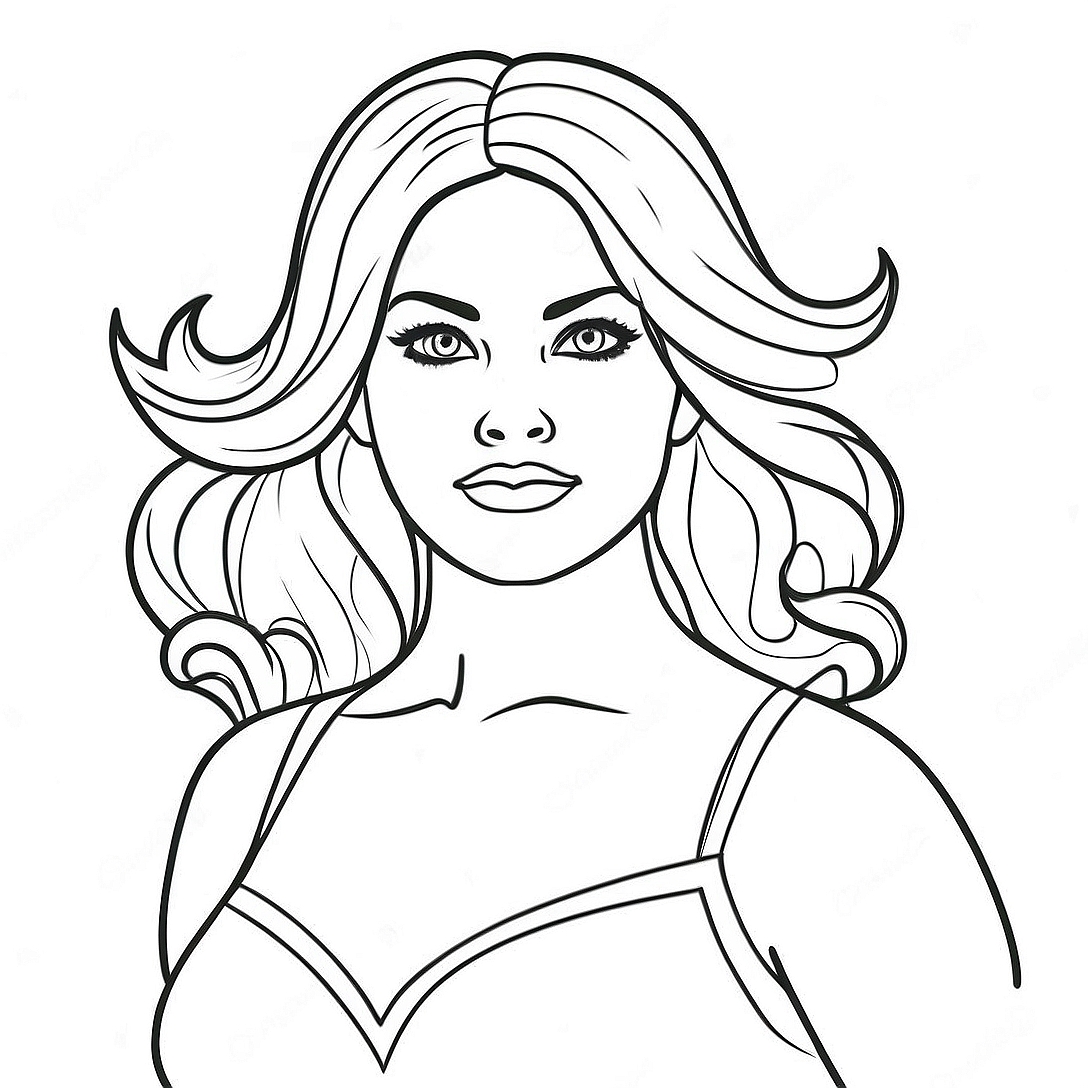 Empowered Women Coloring Page | International Women's Day coloring page