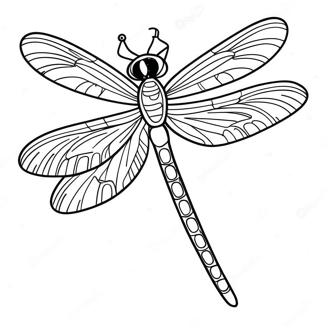 Dragonfly Coloring Page | Dragonfly coloring page