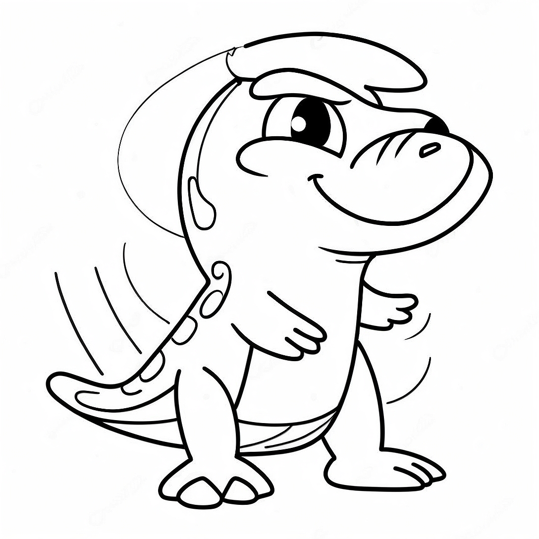 Adventurous Perry the Platypus Coloring Page | Perry the Platypus coloring page