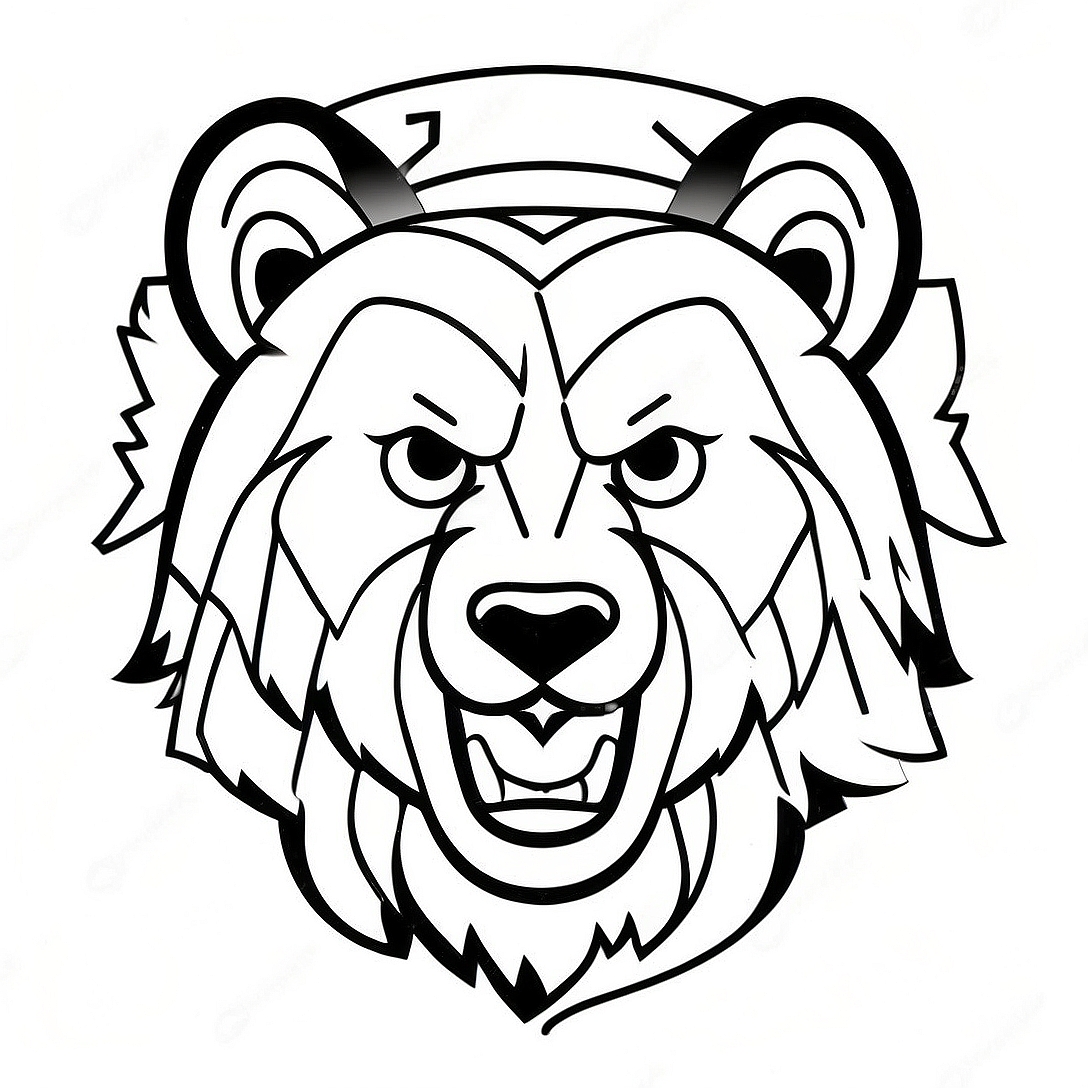 Memphis Grizzlies Logo Coloring Page | Memphis Grizzlies coloring page