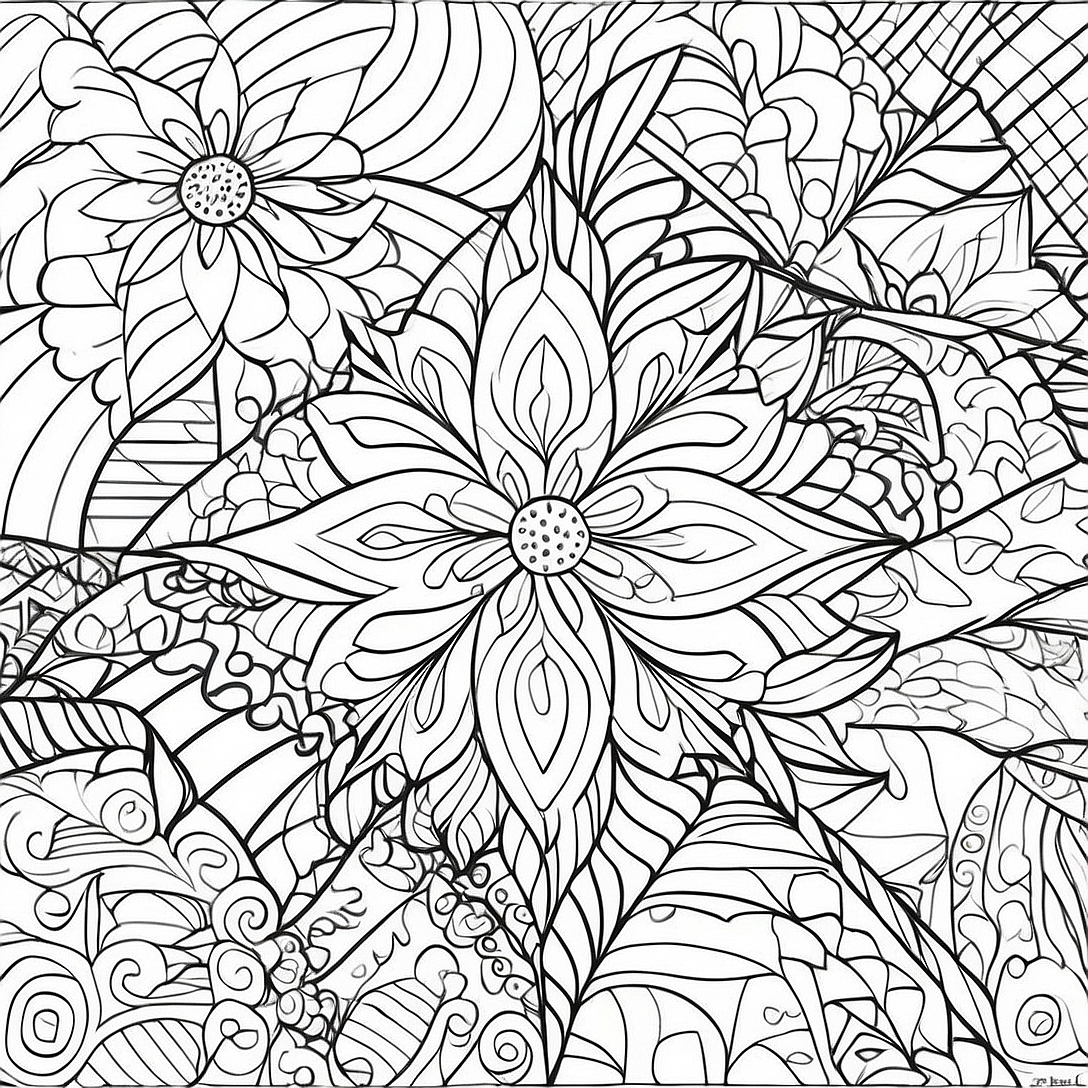 Geometric Quilt Patterns Coloring Page | Quilt Patterns coloring page