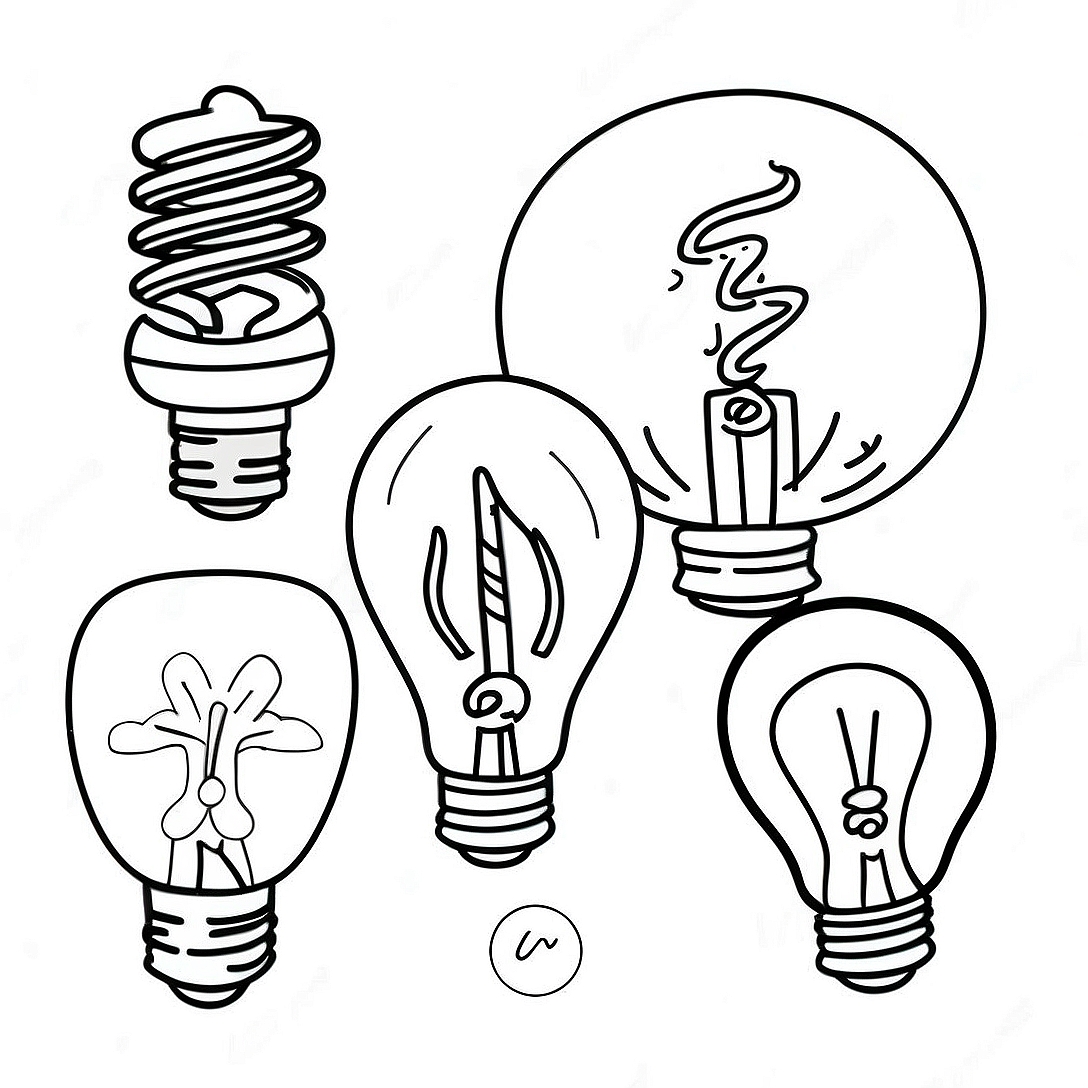 Electricity Coloring Page | Electricity coloring page