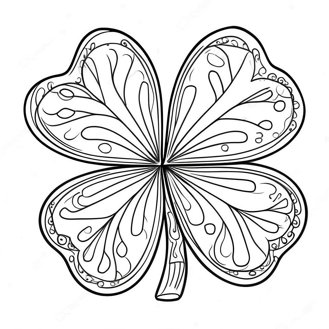 Shamrock Coloring Page | Shamrock coloring page