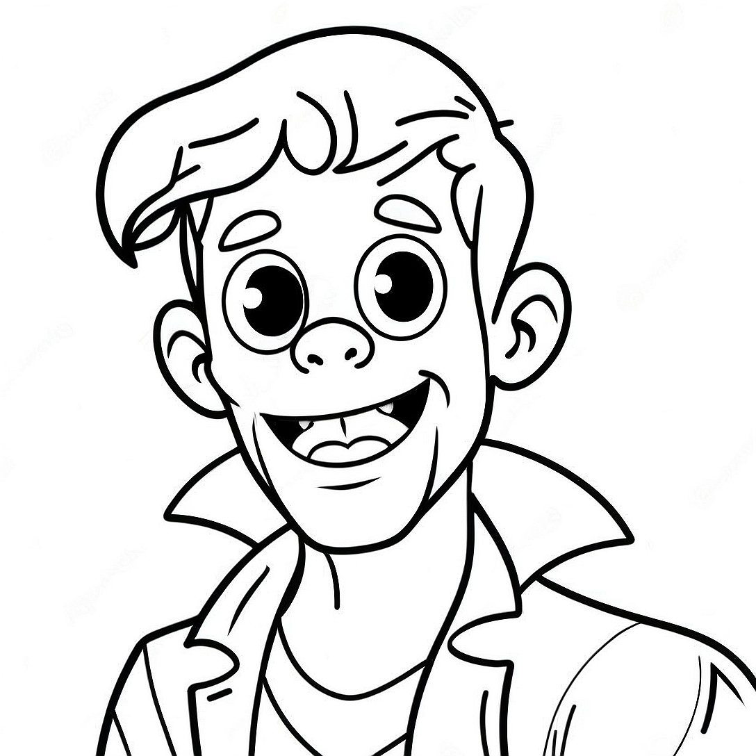 Addison Disney Zombies Coloring Page | Addison Disney Zombies coloring page