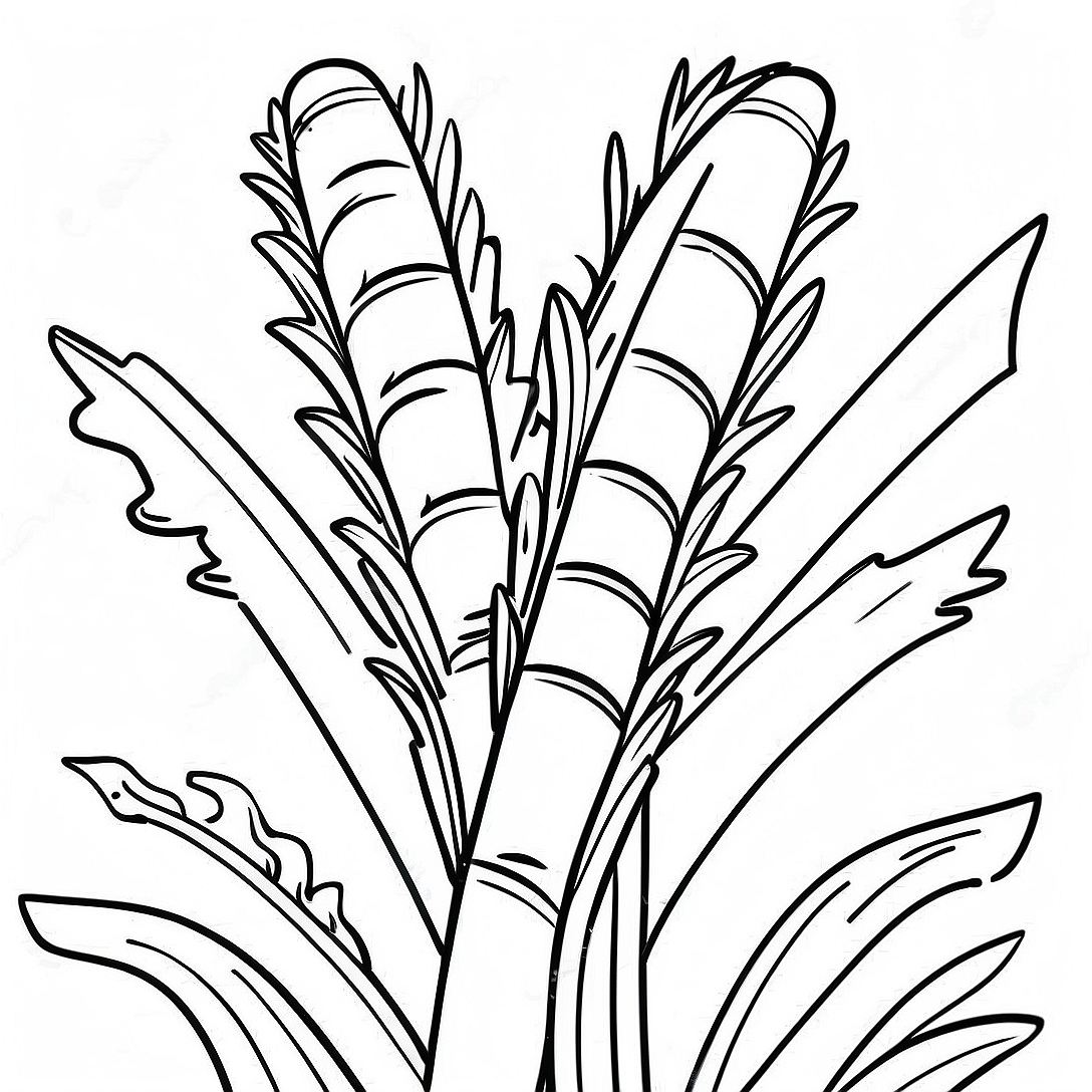 Cornstalk Coloring Page | Cornstalk coloring page