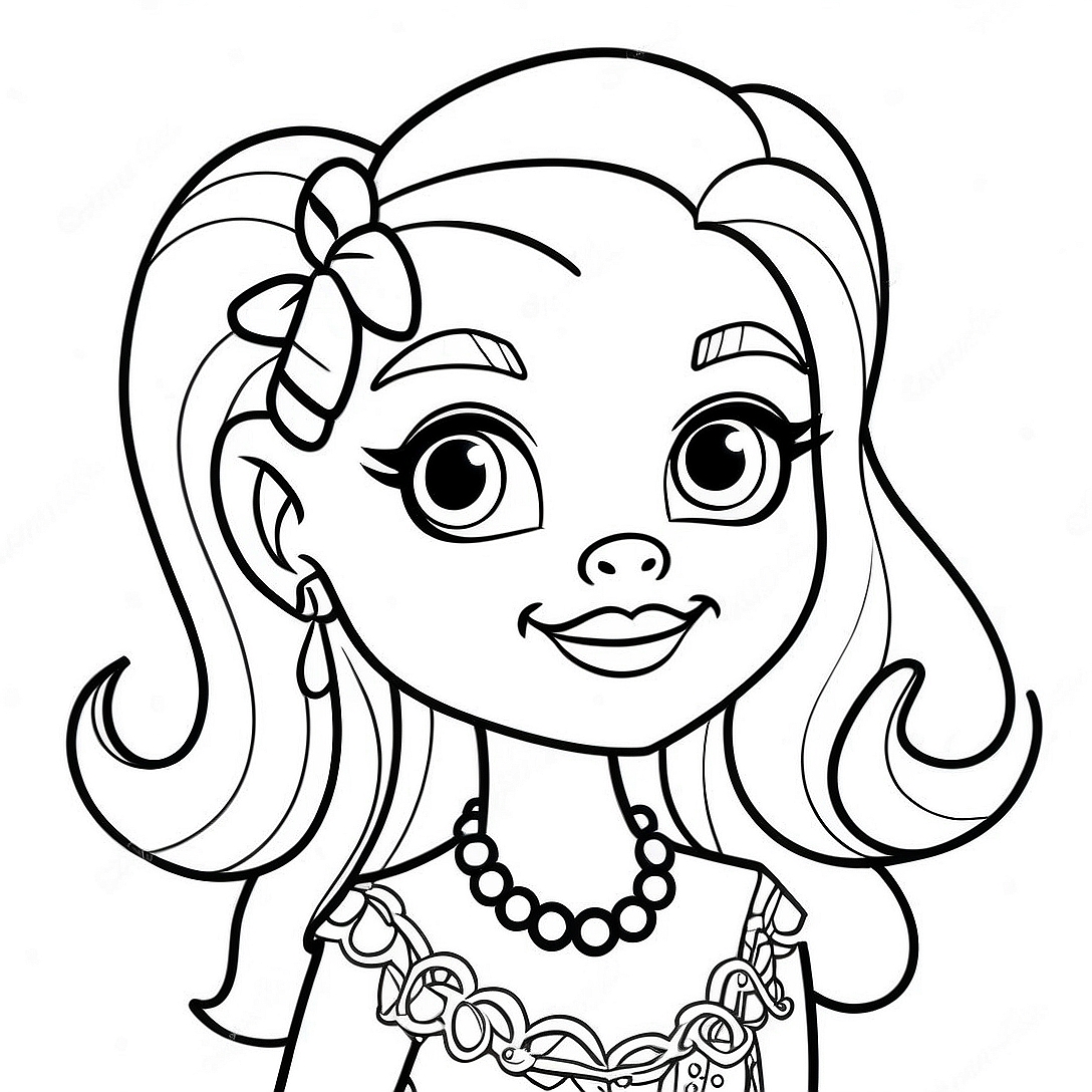 Frankie Monster High Coloring Page | Frankie Monster High coloring page