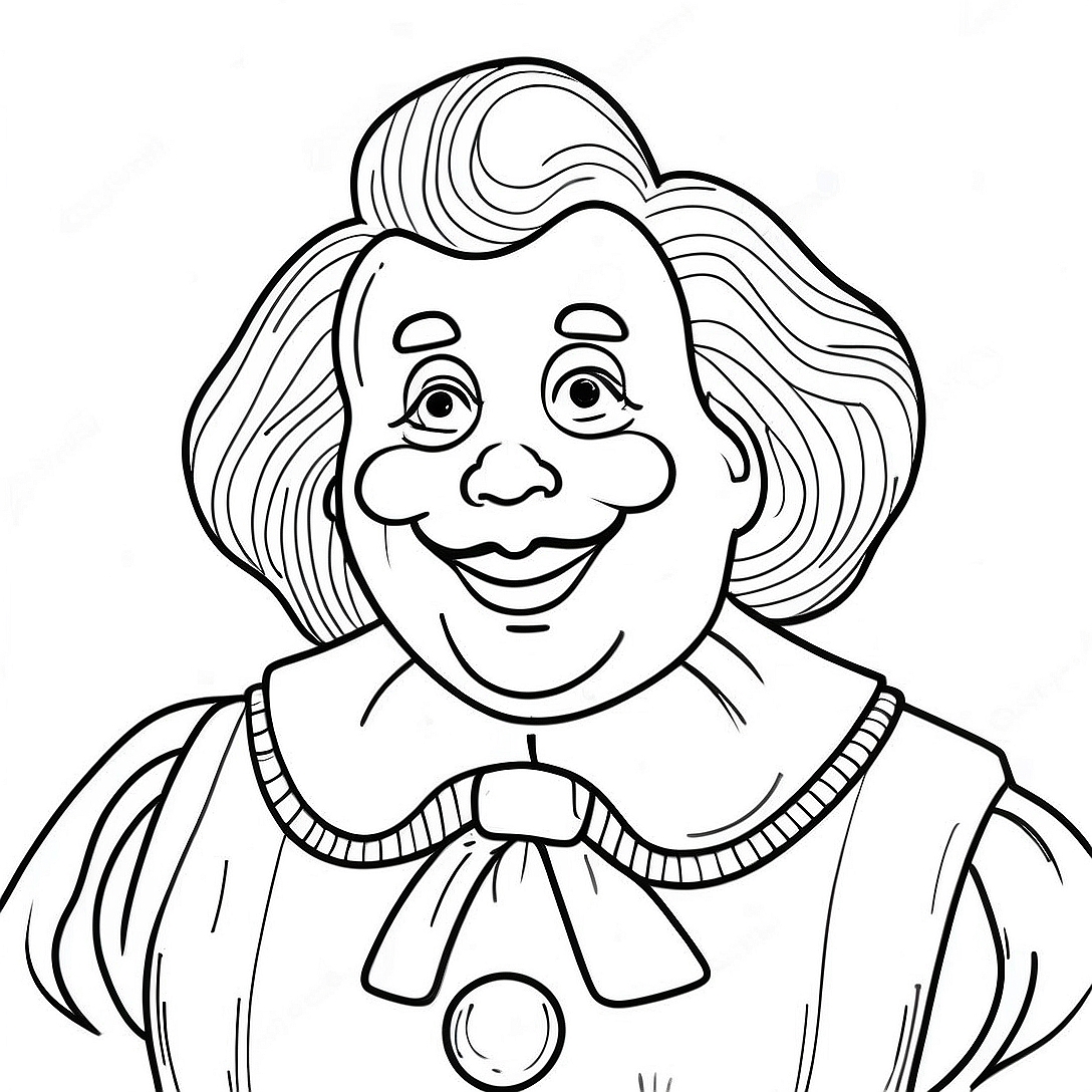Ronald McDonald Coloring Page | Ronald McDonald coloring page