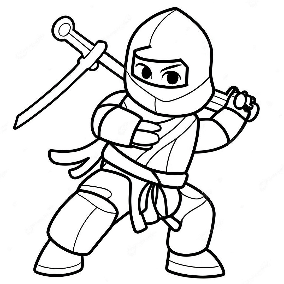 Zane Ninjago Coloring Page | Zane Ninjago coloring page