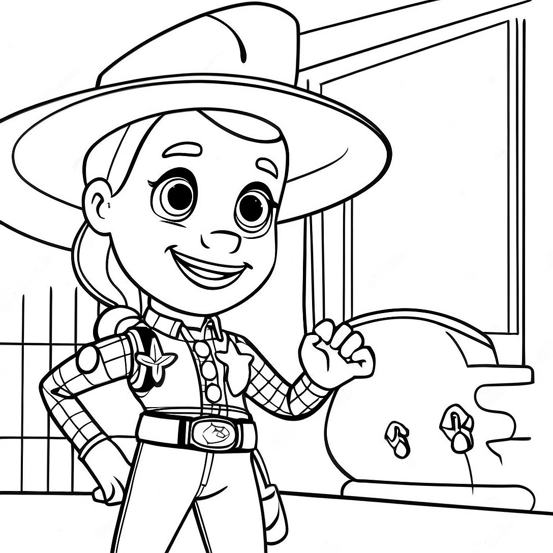 Jessie Toy Story Coloring Page | Jessie Toy Story coloring page
