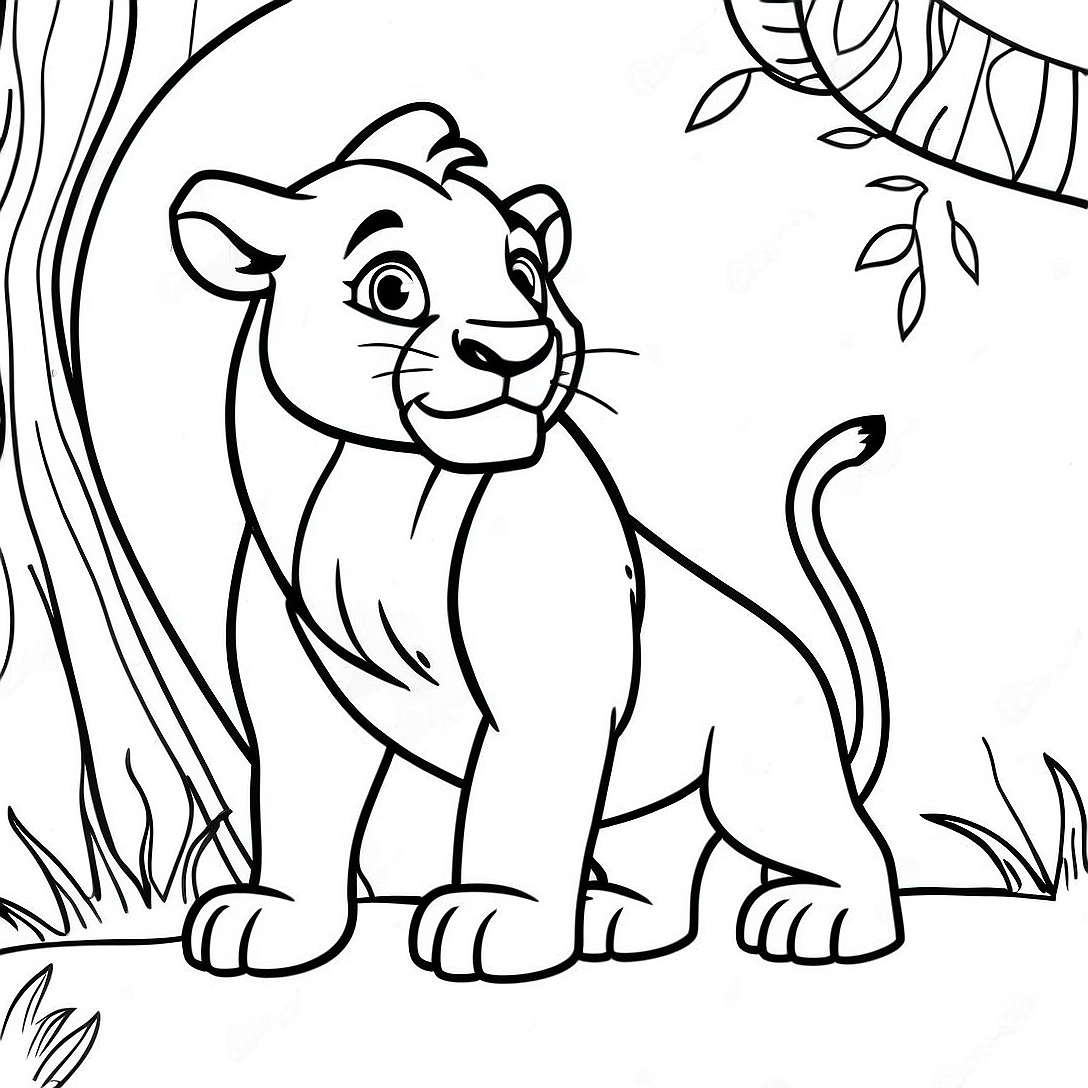 Lion King 2 Coloring Page | Lion King 2 coloring page