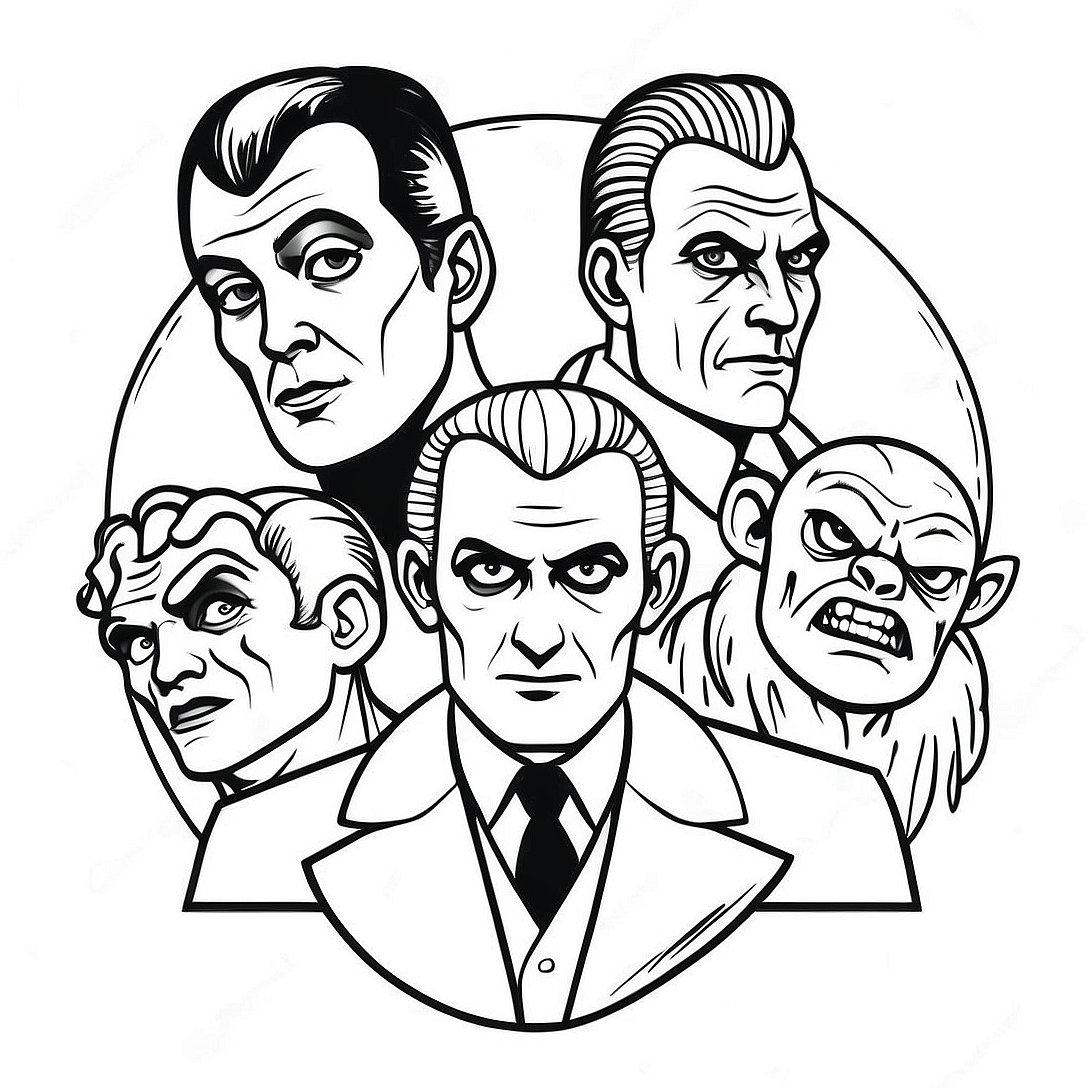 Universal Monsters Coloring Page | Universal Monsters coloring page