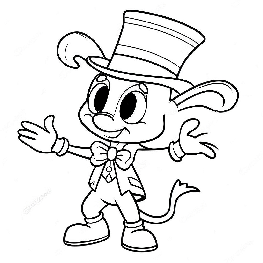 Jiminy Cricket Coloring Page | Jiminy Cricket coloring page