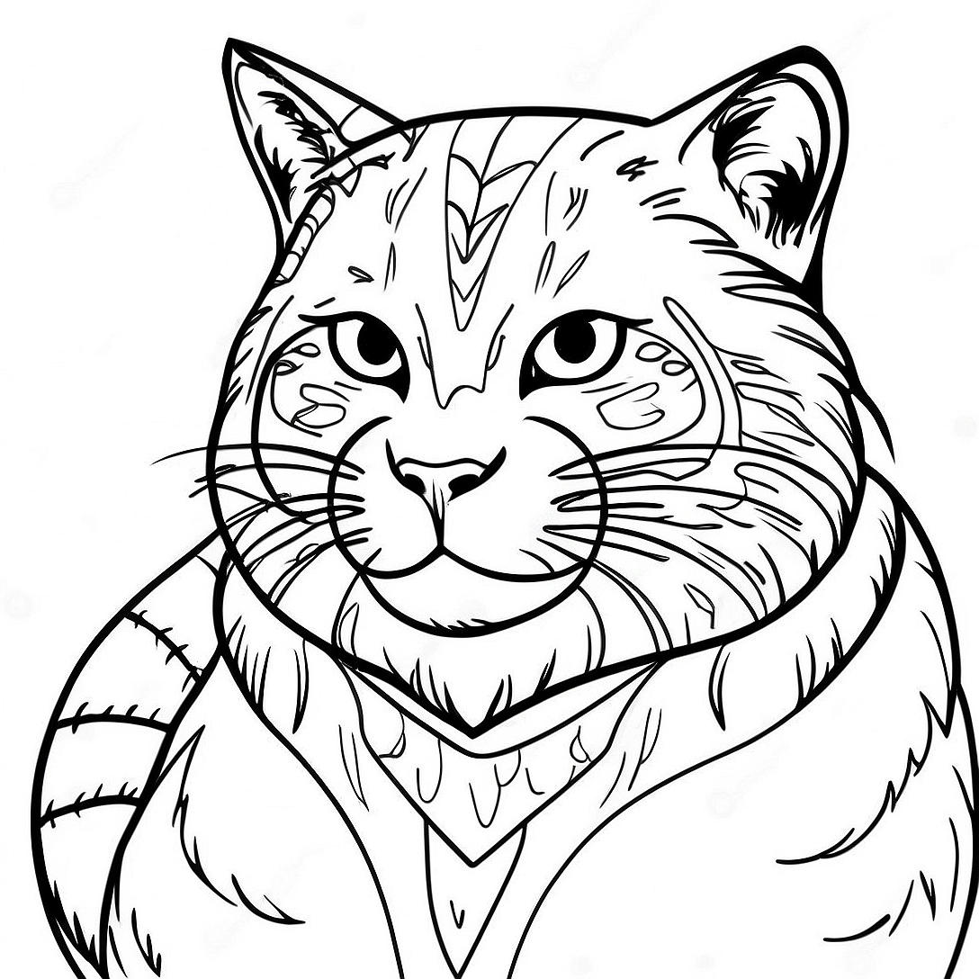 Wildcat Coloring Page | Wildcat coloring page